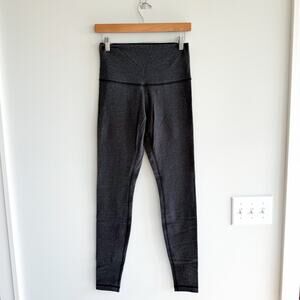 Lululemon Wunder Under Pant (Stripes) *Cotton Gray 8